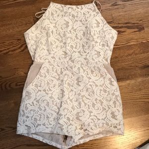Open back romper